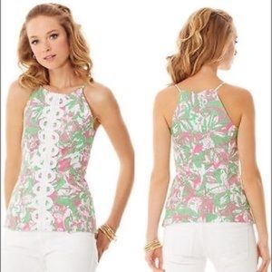 Lilly Pulitzer Annabelle Top in Hotty Pink